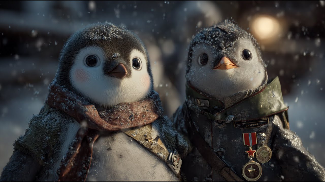 Democratic Penguin Republic – Brotherhood of the Ice (Official Ai Music Video)