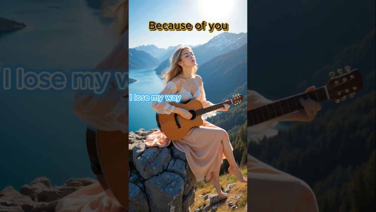 Because of you – Kelly Clarkson. #englishsongs #music #ai #lyrics